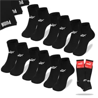 Skarpetki męskie - Puma Skarpety Męskie 3/4 Czarne 94710803 Bawełna 6 par Rozmiar 47/49 - miniaturka - grafika 1