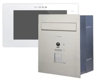 Wideodomofony - Wideodomofon Vidos zestaw skrzynka na listy S1201A-SKP M1021W-2 - miniaturka - grafika 1