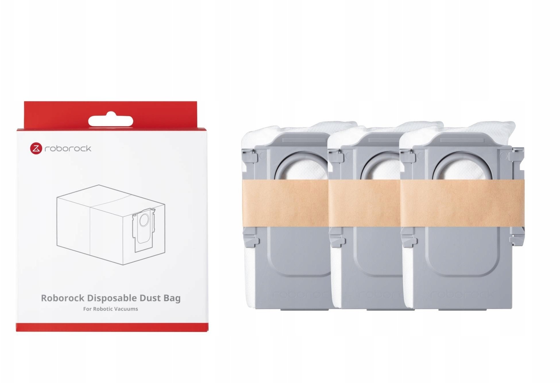 VACUUM ACC DUST BAG 3PCS/MOQ24 8.02.0454 ROBOROCK 8.02.0454 6936905903556