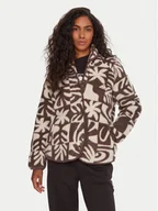Bluzy damskie - Quiksilver Polar Chalok EQWPF03003 Brązowy Relaxed Fit - miniaturka - grafika 1