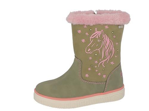 Tom Tailor Kids Dziewczęce 4270410004 modne kozaki, zielony, 37 eu