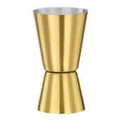 Pozostałe akcesoria barmańskie - Miarka barowa, stal nierdzewna, 20 ml/30 ml, kolor złoty kod: CI-200201 - miniaturka - grafika 1
