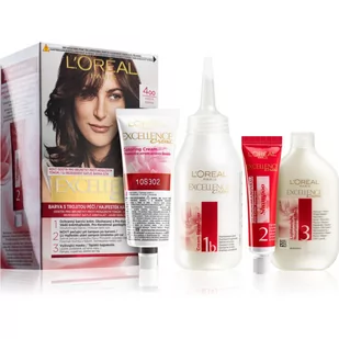 Loreal Paris Paris Excellence Creme farba do włosów odcień 4 Natural Dark Brown - Farby do włosów i szampony koloryzujące - miniaturka - grafika 1
