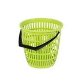 Pudła i pojemniki do przechowywania - Kosz okrągły perforowany 12 l Laguz - miniaturka - grafika 1