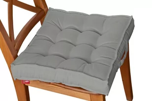 Dekoria Siedzisko Kuba na krzesło szary 40 × 40 × 6 cm Loneta 210-133-24 - Meble modułowe i akcesoria - miniaturka - grafika 1