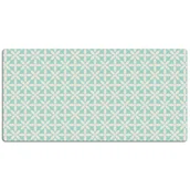 Podkładki na biurko - Mata ochronna na blat Biało niebieski wzór 120x60cm, Dywanomat - miniaturka - grafika 1