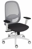 Fotele i krzesła biurowe - Grospol Nodi WS fotel obrotowy biały - miniaturka - grafika 1