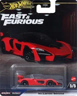 Samochody i pojazdy dla dzieci - Mattel Hot Wheels McLaren Senna 1:64 - Szybcy i Wściekli - miniaturka - grafika 1