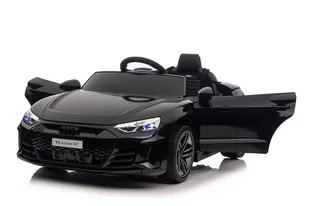 Auto Na Akumulator Audi E- Tron GT Czarne  QLS-6888 - Pojazdy elektryczne dla dzieci - miniaturka - grafika 4