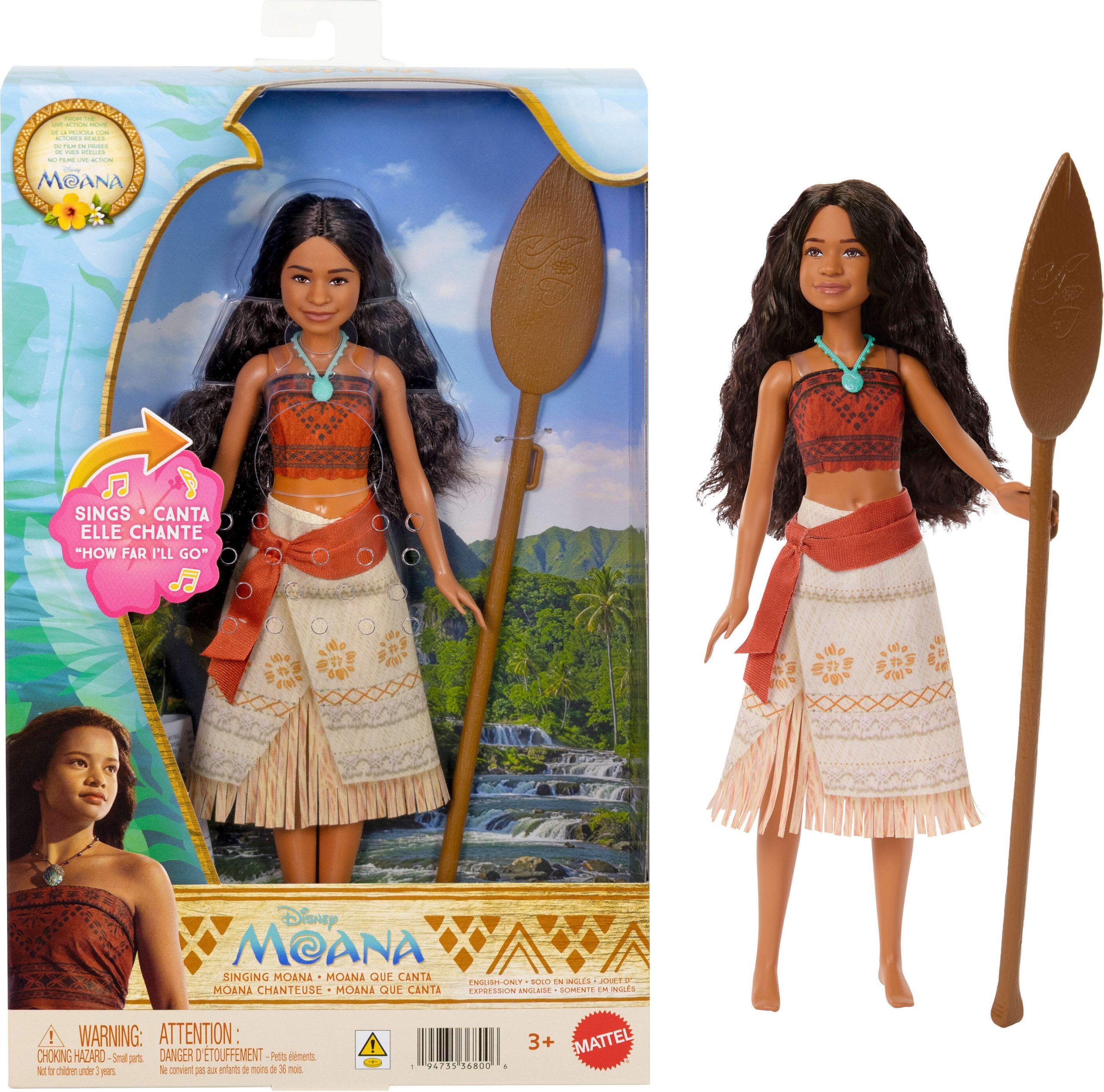 Mattel Disney Princess Moana śpiewająca Vajana JLP18