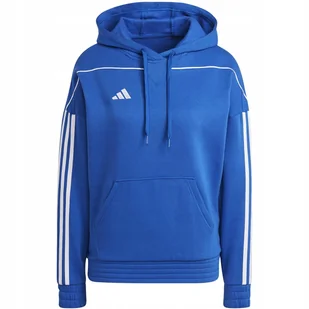 Bluza damska adidas Tiro 23 League Sweat Hoodie niebieska IC7851 L - Bluzy damskie - miniaturka - grafika 1