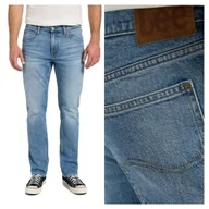 Spodnie męskie - Spodnie Męskie Lee Daren Zip Fly Regular Fit Jeansy Niebieskie W34 L32 - miniaturka - grafika 1
