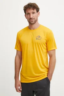 Jack Wolfskin t-shirt sportowy Vonnan kolor pomarańczowy z nadrukiem A62314 - Koszulki męskie - miniaturka - grafika 1