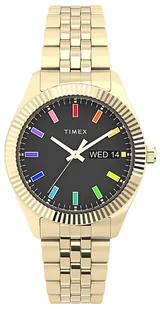 Zegarek Zegarek Timex TW2V61800 Legacy Rainbow 36mm Stainless Steel Bracelet - - Zegarki damskie - miniaturka - grafika 1