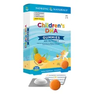 Witaminy i minerały - Nordic Naturals Children's DHA Gummies 600 mg Omega-3 30 żelek o smaku owoców tropikalnych - miniaturka - grafika 1