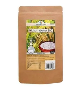 Mąka ryżowa pełnoziarnista BIO bezglutenowa 500 g - Pięć Przemian - Mąka - miniaturka - grafika 1