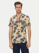 Koszule męskie - Blend Koszula 20718224 Beżowy Slim Fit - miniaturka - grafika 1