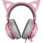 Słuchawki - Razer Kraken Kitty Edition Quartz Różowe (RZ04-02980200-R3M1) - miniaturka - grafika 1