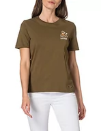 Koszulki i topy damskie - Superdry Damska koszulka wojskowa Narrative Tee T-Shirt - miniaturka - grafika 1