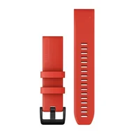 Akcesoria do smartwatchy - Garmin Silikonowy pasek Quick Fit 22 mm - Quatix 6/Approach S62/Fenix 5/6 - czerwony [010-12901-02] 010-12901-02 - miniaturka - grafika 1