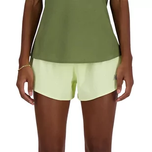 Spodenki New Balance WS41286LLT - zielone - Spodenki damskie - miniaturka - grafika 1