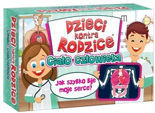 Kangur Dzieci kontra Rodzice. Ciało człowieka - Gry planszowe - miniaturka - grafika 1