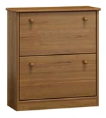 Szafki na buty - Szafka na buty sosnowa nr5 dąb - miniaturka - grafika 1