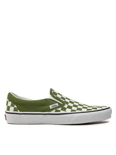 Vans Tenisówki Classic Slip-On VN000D03CIB1 Zielony - Trampki damskie - miniaturka - grafika 1
