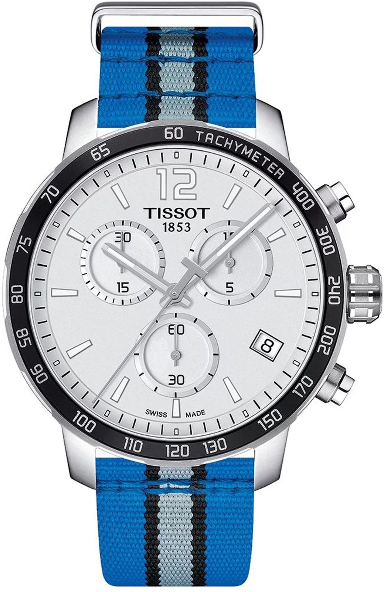 Zegarek Tissot Zegarek Męski Tissot T095.417.17.037.31 Srebrzysty 42 mm