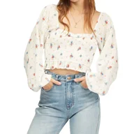 Bluzki damskie - Bluzka damska Billabong Pretty Days bawełniana-S - miniaturka - grafika 1