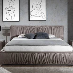 New Elegance Łóżko BOLSENA tapicerowane Rozmiar materaca Materac 160x200 Pojemnik Z pojemnikiem Tkanina Grupa V PS1883_45009 - Łóżka - miniaturka - grafika 1
