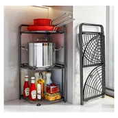 Półki do kuchni - Przenośny narożny regał - miniaturka - grafika 1