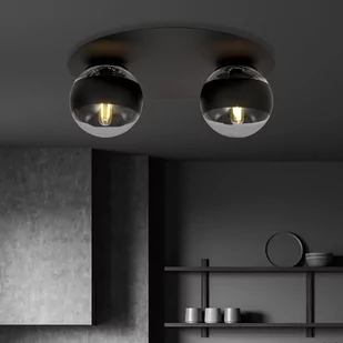Solar lampa sufitowa 2-punktowa czarna/stripe 1129/2 - Lampy sufitowe - miniaturka - grafika 2