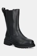 Botki damskie - U.S. Polo Assn. sztyblety ALICYA004 damskie kolor czarny na płaskim obcasie ALICYA004W/EY1 - miniaturka - grafika 1