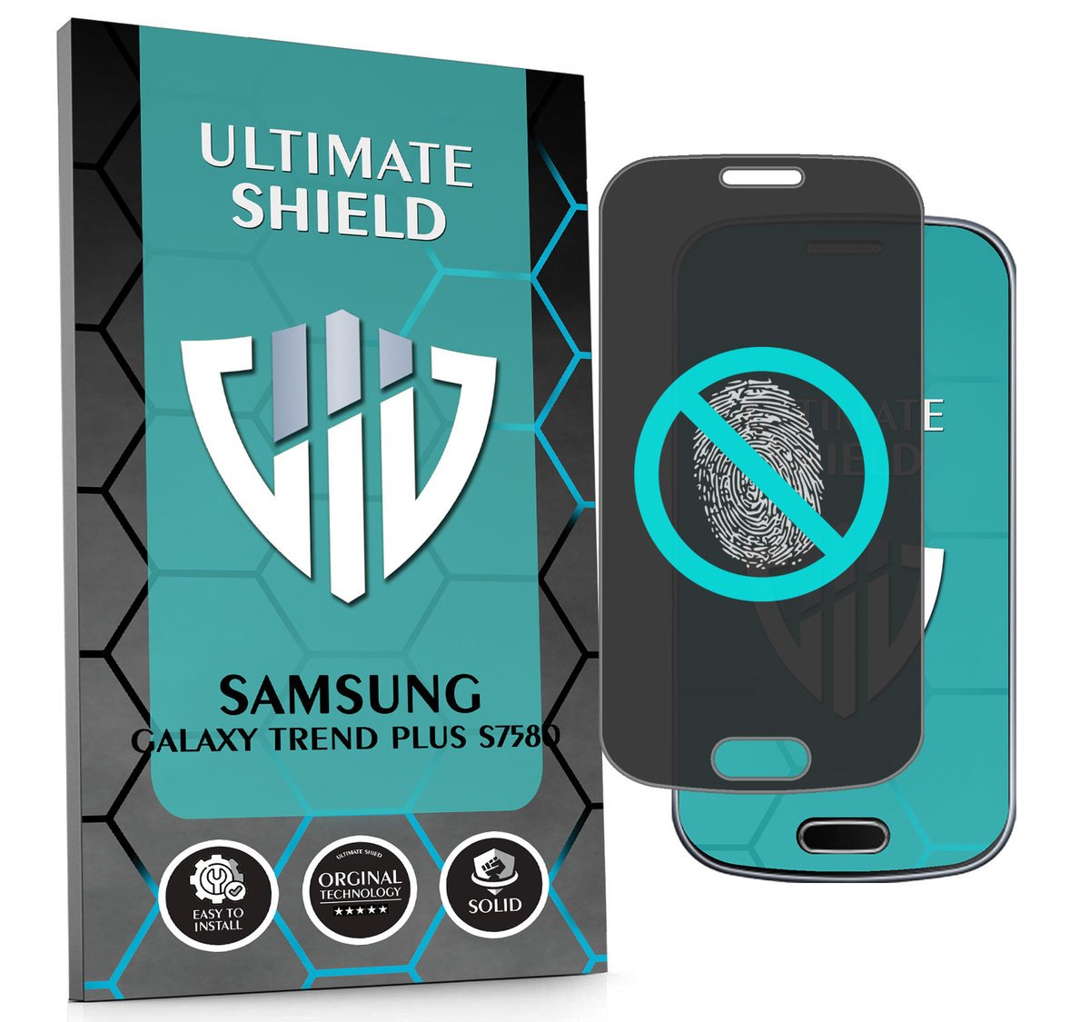 NAJLEPSZE SZKŁO 5D PEŁNE DO SAMSUNG TREND PLUS S7580 NIETŁUKĄCE ORYGINAŁ