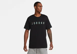 Nike Air Jordan Sport Dna Crew Tee Black - Koszulki męskie - miniaturka - grafika 1
