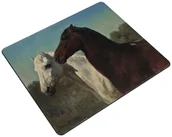 Podkładki pod mysz - Podkładka Dwa konie Rosa Bonheur 24x19cm - miniaturka - grafika 1