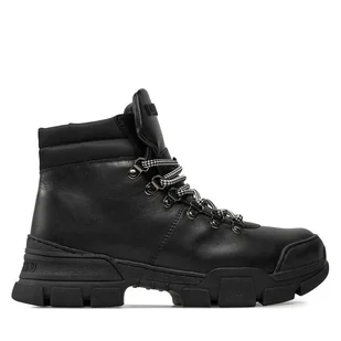 Trapery LOVE MOSCHINO JA15494G0LIA0000 Czarny - Botki damskie - miniaturka - grafika 1