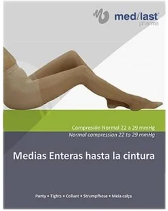 Rajstopy Medilast Normal czarne L (8470003275859) - Bielizna lecznicza - miniaturka - grafika 1