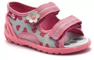 Buty dla dziewczynek - Kapcie/sandałki dla dzieci RenBut 13-112NP-1189 - miniaturka - grafika 1