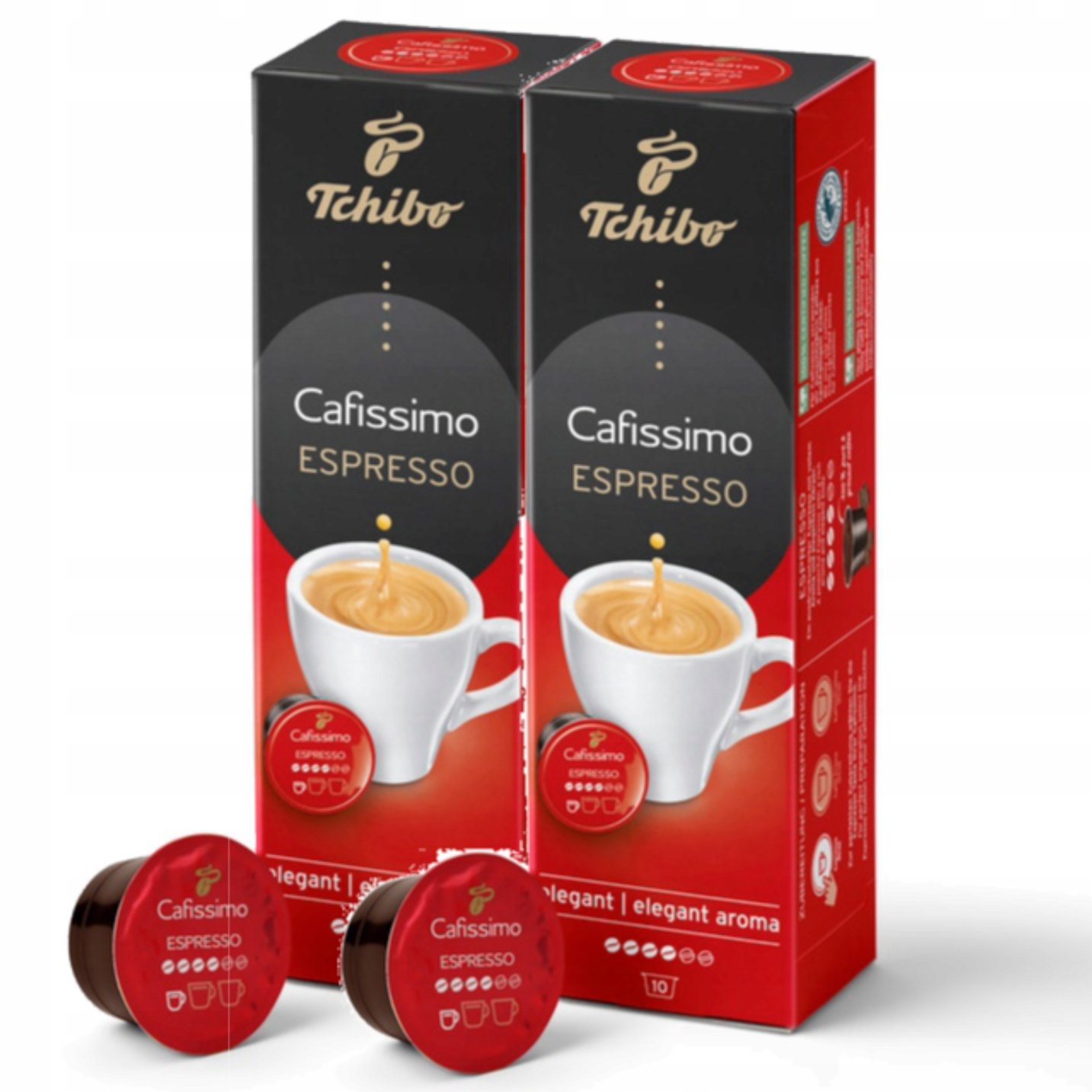 Tchibo Cafissimo Espresso Elegant Aroma Kawa Arabika 10x2 kapsułek Zestaw