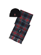 Apaszki i szaliki męskie - Polo Ralph Lauren Zestaw Szalik i Czapka 449959531001 Kolorowy - miniaturka - grafika 1