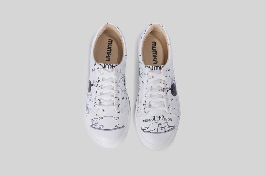 Mumka Shoes Sneakersy wegańskie Kot Śpioch Mumka-39