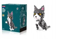 Klocki - Klocki Konstrukcyjne KOTY Kot Szary 1300 elementów - miniaturka - grafika 1