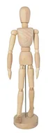 Manekiny wystawowe - KREUL 4162 - Solo Goya Drewniany manekin Wysokość ok. 31 cm Z połączonymi kończynami i stabilną podstawą Idealny jako model do rysowania - miniaturka - grafika 1