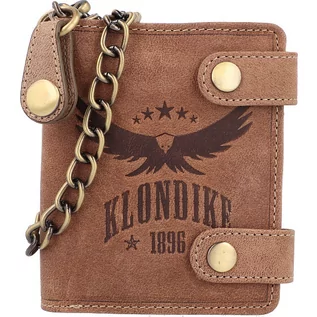 Portfele - EAGLE Klondike 1896 Klondike 1896 Tim Portfel skórzany10 cm mittelbraun KD1023-02 - grafika 1