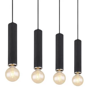 Globo Marion 15499-4H lampa wisząca zwis 4x60W E27 czarna - Lampy sufitowe - miniaturka - grafika 1