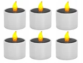 Lampiony i znicze - Znicz Wkład Led Elektryczny Solarny Ruchomy 6 Szt. - miniaturka - grafika 1