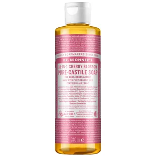 DR. BRONNER'S Mydło w Płynie 18w1 Kwiat Wiśni, Dr. Bronners, 240 ml - Kosmetyki do kąpieli - miniaturka - grafika 2
