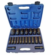 Klucze i nasadki - Silver 11661 zestaw nasadek udarowych 1/2" 10-38 mm 20 elementów w walizce - miniaturka - grafika 1